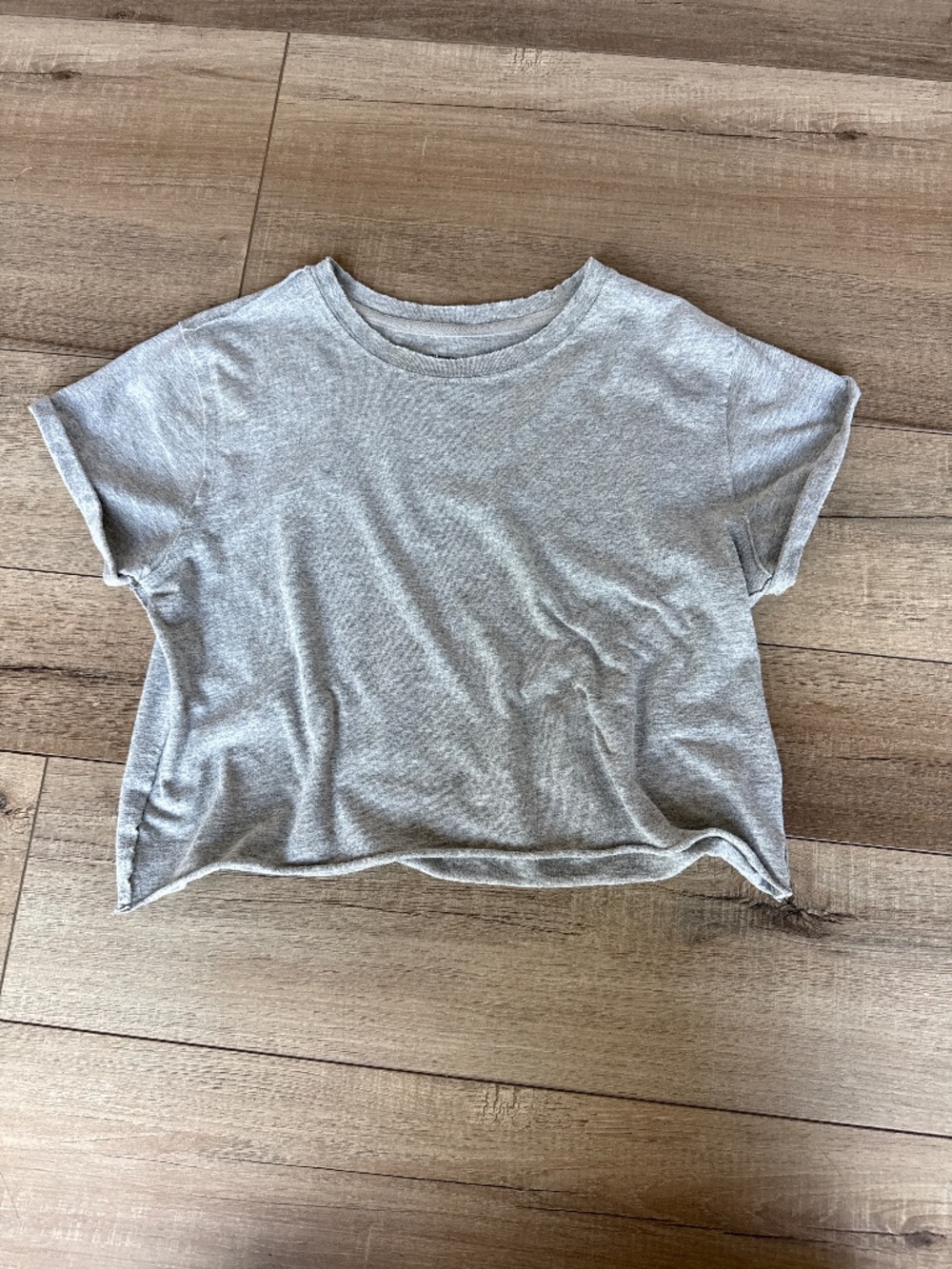Free people gray crop top xs